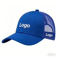 Gorra de camionero de malla personalizada estilo hip hop con bordado, transpirable, ajustable con cierre a presión para actividades al aire libre, ciclismo y playa