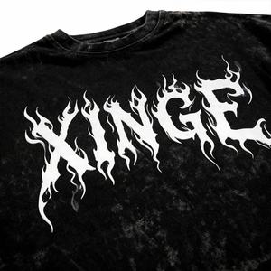 เสื้อยืดทรงบ็อกซี่ ครอปพิมพ์ลายกราฟิกดิจิทัลสั่งทำพิเศษสำหรับผู้ชาย ผ้าฝ้าย 100% สไตล์วินเทจลุคซักซีด รุ่นใหม่ปี 2026 - Product Image 3