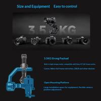 Stabilisateur portable Feiyu Scorp C2 avec contrôle gestuel, suivi IA, charge utile de 16 kg, pour enregistrement vidéo avec appareil photo reflex numérique, compatible 5.4 3-