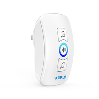 Kerui Smart House interior impermeable inalámbrico timbre receptor de música seguridad para el hogar Dingdong timbre de puerta