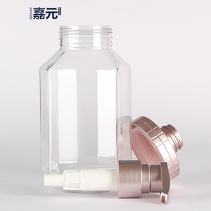 450ml nhựa PET trong suốt bóng ưa thích lục giác lăng kính chai dầu gội - Product Image 4