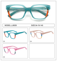 Montura de Gafas Ópticas de Acetato con Aro Completo, Unisex, para Uso Diario