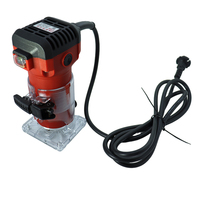 Défonceuse électrique portative haute vitesse pour le travail du bois, mini-outil de fraisage pour rainurage, chanfreinage et découpe, machine de bricolage pour la menuiserie