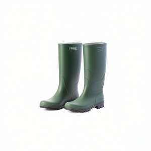 Botas de Seguridad de PVC Verde TTAKE con Suela Negra, Calzado de Trabajo - Product Image 2