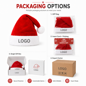 Chapeau <span class=keywords><strong>de</strong></span> Père Noël en tricot torsadé avec logo personnalisé, bordure en fourrure blanche et pompon, idéal pour les fêtes <span class=keywords><strong>de</strong></span> Noël, les cadeaux promotionnels en gros - Product Image 5