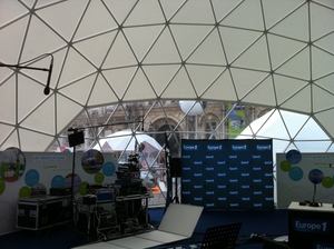 360도 돔 텐트 파노라마 촬영 5m 6m 8m 구형 스튜디오 프로그래밍 가능한 다이나믹 LED 스카이 커튼 시스템 - Product Image 3