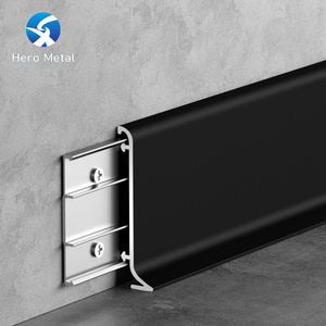<strong>2026</strong> Hot Selling Industrial Polished Colorful Metal Skirting Board <strong>Aluminium</strong> Baseboard-Eco-Friendly Durable Free Sample - Product Image 3