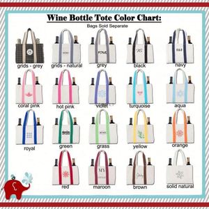 Customizable 4-6 Bottle Wine <b>Tote</b> <b>Bag</b> Reusable Canvas Shopping <b>Bag</b> with Dividers for Promotions - Product Image 6