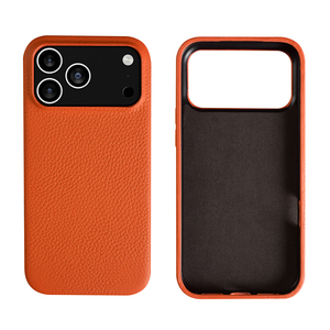<span class=keywords><strong>Coque</strong></span> de Téléphone en Cuir de Galets Véritable pour Apple 17 Pro Max 16 Pro Couverture Complète Magnétique Puissant N52 Housse de Protection Mobile - Product Image 3