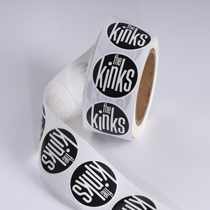 Custom Printed Logo Roll Plastic Vinyl <strong>PVC</strong> Waterproof Adhesive Packaging <strong>Label</strong> <strong>Printing</strong> Stickers Roll for Skincare Products - Product Image 3