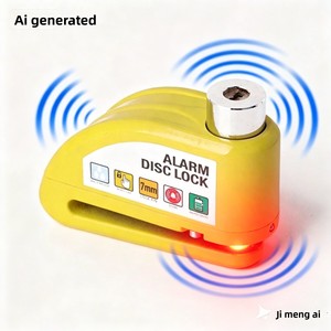 Nouvelle alarme antivol pour disque de frein de voiture, vélo, moto - Verrou extérieur étanche à haute intensité sonore - Product Image 4