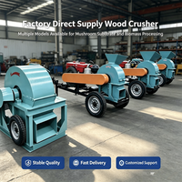 Hoog-efficiënte 500 Mobiele Houtfreesmachine 18,5KW 1,5T/H Motor & Tandwiel 380V 1 Jaar Garantie voor Lange Houtstrips