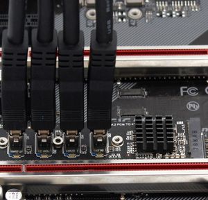 <span class=keywords><strong>M</strong></span>.<span class=keywords><strong>2</strong></span> <span class=keywords><strong>M</strong></span>键PCI-E提升器4提升器到pci卡4端口PCI-E X1适配器模块，用于1至4扩展板ASM1184E - Product Image 3