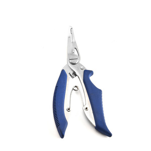 Pince à anneaux brisés multifonction en acier inoxydable pour la pêche, avec fonction de retrait d'hameçons et couteau de dénudage de ligne - Product Image 6