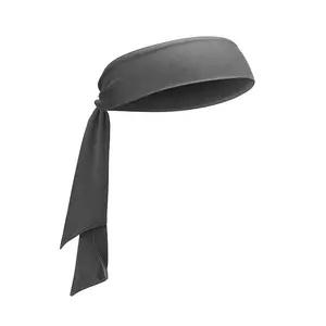 Logotipo personalizado headbands headtie tecido confortável Fresco Laço Cabeça esportes Headband Do Cabelo para homens