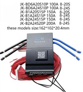 jk bms 16s 48v 7s/8s-24s 60a-200a 24v/36v/48v/60v/72v lto/<strong>lipo</strong> <strong>battery</strong> management system board smart lifepo4 BMS - Product Image 3
