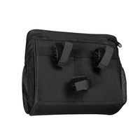 Sac de guidon isotherme SAHOO 3L en polyester résistant aux déchirures avec doublure en PVC transparent et feuille d'aluminium pour le rangement des aliments lors du cyclisme