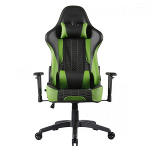 Nouvelle conception, fauteuil de jeu ergonomique pivotant vert et noir avec logo personnalisé, fauteuil de jeu pour ordinateur PC, fauteuil de course <span class=keywords><strong>LOL</strong></span>/<span class=keywords><strong>Dota</strong></span> - Product Image 3