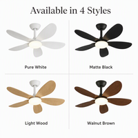 Ventilateur de suspension électrique de 36 pouces avec design à pales larges, éclairage 60W/30W et fort débit d'air pour la décoration intérieure domestique