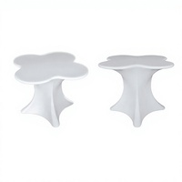 Tables LED d'extérieur imperméables en forme de fleur, 16 couleurs, mobilier d'extérieur