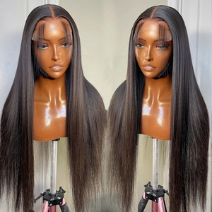 Perruque en <span class=keywords><strong>cheveux</strong></span> humains vierges bruts en gros, longue, avec dentelle frontale, <span class=keywords><strong>cheveux</strong></span> Remy, balayage racine foncée, caractéristiques HD - Product Image 3