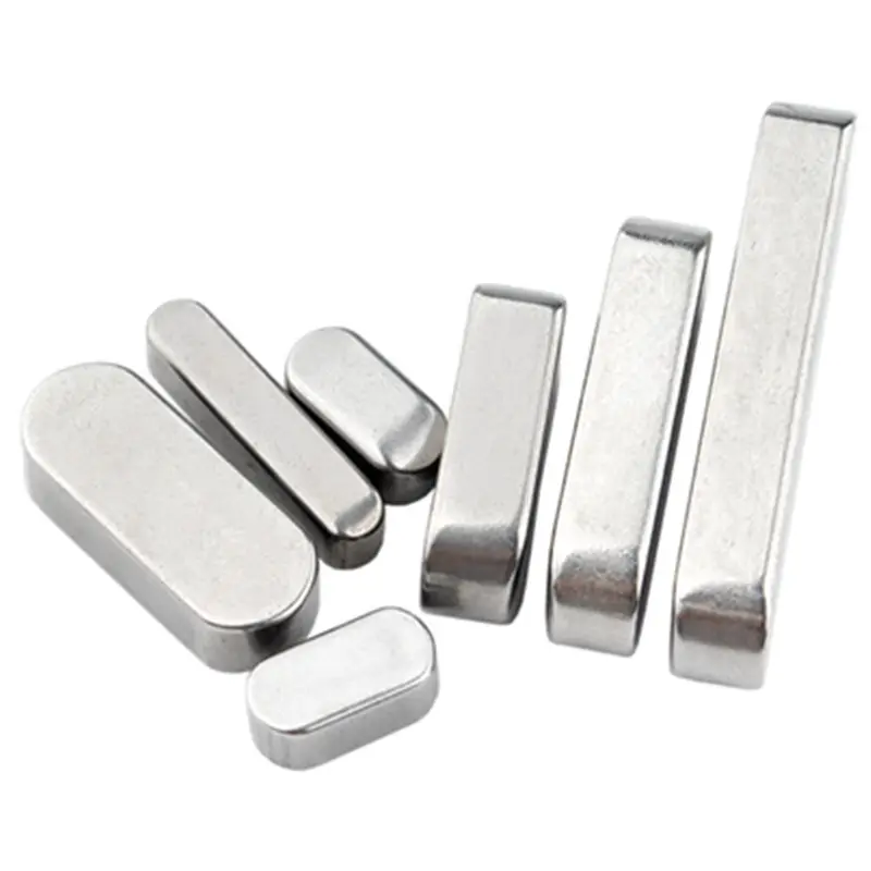 Factory Supply Parallel Key DIN6885 Standard Stainless Steel Carbon Steel Parallel Keys Flat Parallel Key