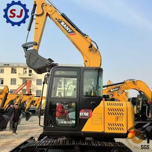 In Stock SANY SY75C SY35C SY35U <b>Used</b> Mini Crawler Excavator Low Hours Earth Moving <b>Machinery</b> for Construction Site Jobsite Work - Product Image 3