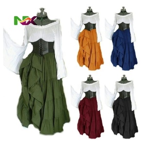 <span class=keywords><strong>Disfraz</strong></span> de <span class=keywords><strong>Reina</strong></span> Gótica Victoriana para Fiesta de Disfraces, Vestido Medieval Renacentista de Princesa Élfica, Lolita, Baile Retro, Cosplay para Mujer - Product Image 1