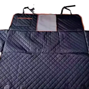 Großhandel Custom Deluxe Kunstleder Wasserdicht Haustier Reise träger Hund Autos itz Booster Bett mit weichem Kissen und Sicherheits seil - Product Image 5