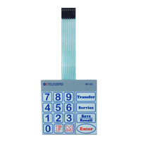 WXD SMD PET Circuit Switch Film Screen Printing Membrane Button Panel Keyboard Type