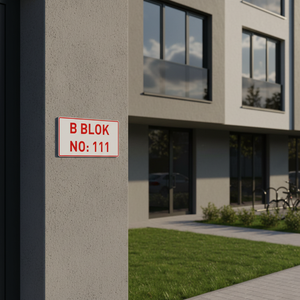 Reflective Traffic Signs Building <b>Name</b> and Numbering <b>Plate</b> - Product Image 3