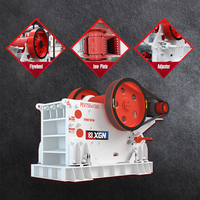 Concasseur à mâchoires professionnel pour granit avec moteur, haute efficacité, capacité de 50-1600 t/h pour usine de concassage de roches et de pierres