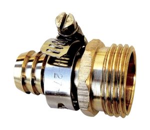 Tuyau d'arrosage en laiton pour hommes, 1 pièce, tube en acier inoxydable, joint à vis coudé à 22.5 degrés - Product Image 3