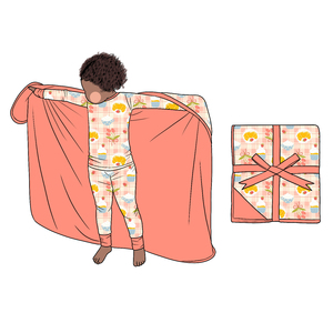 Manta <span class=keywords><strong>de</strong></span> Bambú <span class=keywords><strong>de</strong></span> Doble Capa <span class=keywords><strong>de</strong></span> Buena Calidad para Niños, 50x50 Pulgadas, 1 Lado Estampado, 1 Lado <span class=keywords><strong>de</strong></span> Color Sólido, Suave para Bebés - Product Image 5