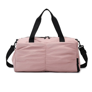Custom Logo Yoga Sports Fitness <b>Bag</b> Polyester Zipper Dry Wet Separation Independent Shoe Compartment Hard Shell Travel <b>Bag</b> - Product Image 2