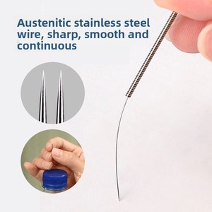 Aiguilles d'<span class=keywords><strong>acupuncture</strong></span> stériles en gros, instrument de thérapie réutilisable pour la piquée à sec, massage corporel indolore, <span class=keywords><strong>acupuncture</strong></span> - Product Image 4