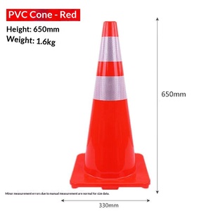 Factory Wholesale High-Intensity Prismatic Reflective UV-Resistant PVC Road Cone IP65 Waterproof Safety Barrier for Highways