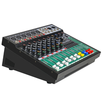 Console de mixage audio avec système de sonorisation alimenté par Bluetooth pour scène, mariage, karaoké, bar