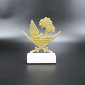 HITOP Trophy thiết kế Trophy hộp quà lưu niệm thanh kiếm kim loại tùy chỉnh xuất sắc Nhân Viên Công ty K9 pha lê Awards kim loại Châu Âu mạ