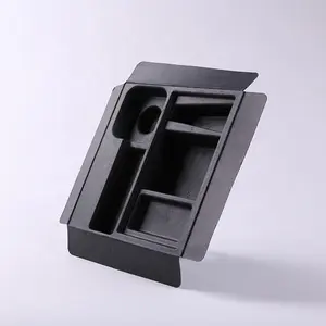 Inserción moldeada de pulpa de papel personalizada, para embalaje de caja