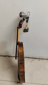 Violon d'étude en bois massif, finition flamme tigre, <span class=keywords><strong>12</strong></span> pouces, couleur bois naturel, côtés en érable, en promotion - Product Image 4