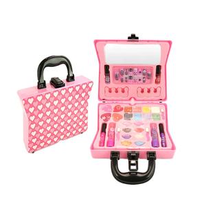 Encantador bolso regalo de Navidad niños Real maquillaje Kit lavable conjunto de cosméticos niñas pequeñas juguete maquillaje para niños - Product Image 5