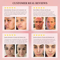 8 en 1 Vente en gros Collagène Rétinol Anti-rides Vieillissement Raffermissant Lift Blanchiment Taches foncées Acné Vitamine C Ensemble coréen de soins de la peau du visage