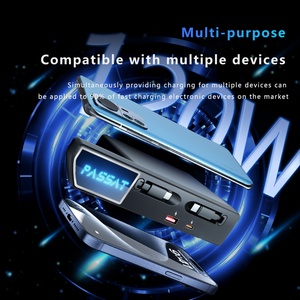 2017- Car Modification Upgrade 12-24V USB <b>Type</b> <b>C</b> Fast LED Light Charging Docking Station for Volkswagen Passat - Product Image 5