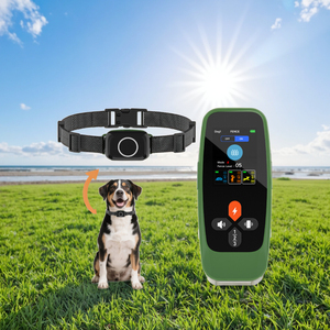 पोर्टेबल आउटडोर ipx7 वाटरप्रूफ जीपीएस कुत्ते बाड़ प्रणाली रिचार्जेबल इलेक्ट्रिक शॉक प्रशिक्षण कॉलर वायरलेस कुत्ते नियंत्रण - Product Image 2