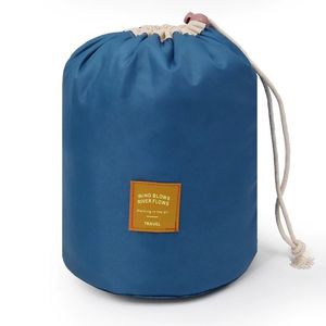 Bolsa de cosméticos de viaje con cordón de cubo redondo de gran capacidad personalizada, <span class=keywords><strong>necesita</strong></span> esteticista, bolsa de maquillaje, estuche de belleza, estuche organizador de viaje - Product Image 4