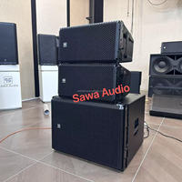 SAWA Audio HDL 28-A, enceintes actives à deux voies, double 8 pouces, système de sonorisation professionnel, ensemble d'enceintes DJ
