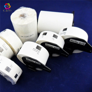 Étiquettes compatibles <span class=keywords><strong>Brother</strong></span> DK 11207/1207 58 mm rondes pour CD/<span class=keywords><strong>DVD</strong></span>, étiquettes thermiques pour imprimantes QL800, etc. - Product Image 2