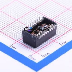 Transformateur LAN HX1260NLT SMD, inducteur 12,7x7,1mm 1CT:1CT/1CT:1CT 400uH/350uH - Product Image 2