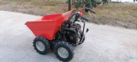 CE-geprüfter 6,5-PS-Benzin-Mini-Lader Selbst laden der Mini-Site-Dumper-Beton-Buggy für Farm Engine Gearbox-Raupen lader